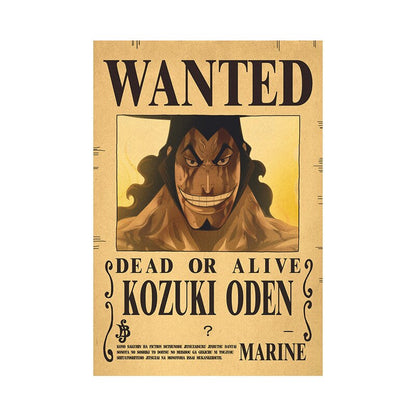 One Piece Luffy Wanted  Poster