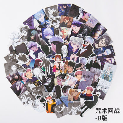 Jujutsu Kaisen and Demon Slayer Stickers 60pack