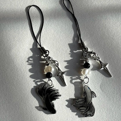 Handmade Fish-Themed Phone Charm