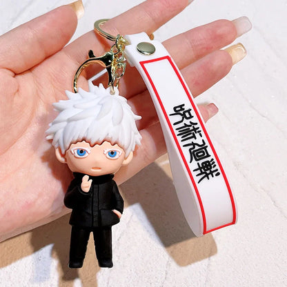 Anime-Inspired Keychain - Sorcerer & Warrior