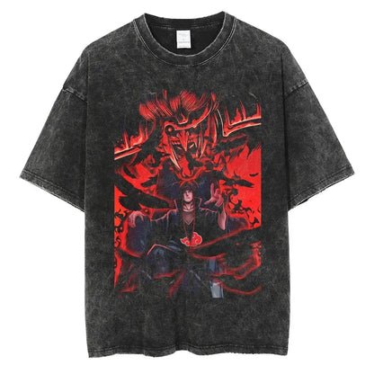 Vintage Anime Print T-Shirt