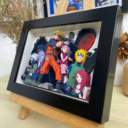 3D Anime Ninja Art Painting