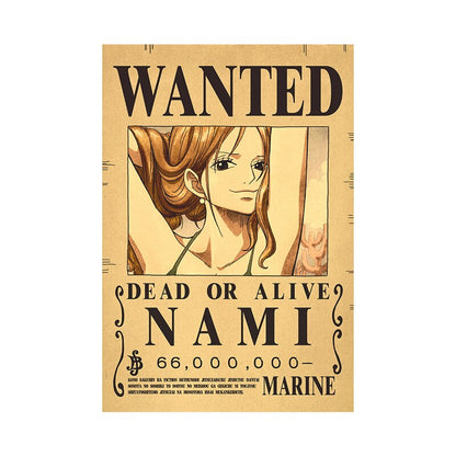 One Piece Luffy Wanted  Poster