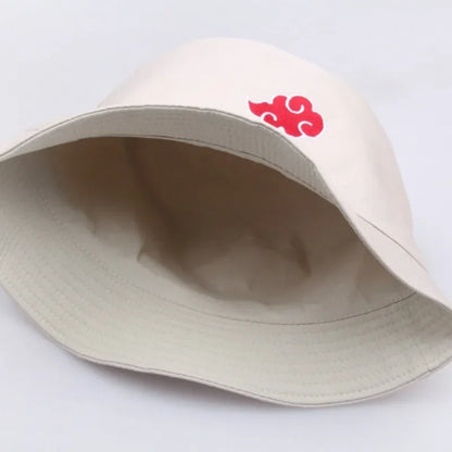 Red Cloud Print Bucket Hat