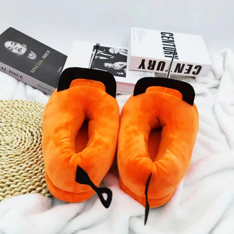 Chainsaw Man Pochita Plush Slippers