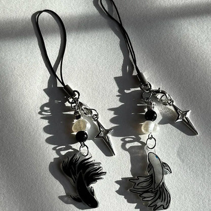 Handmade Fish-Themed Phone Charm