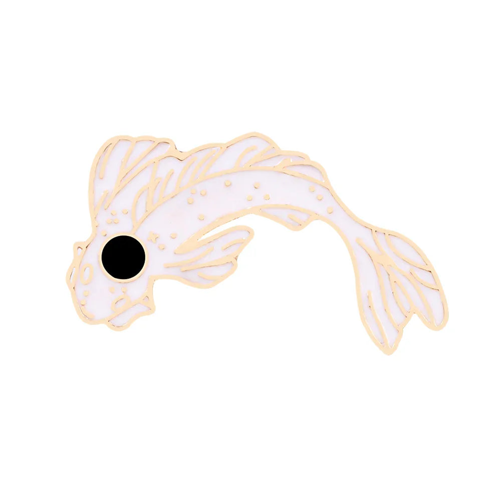 Yin Yang Fish Enamel Pin