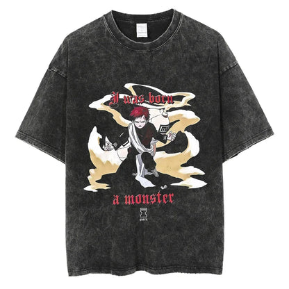 Vintage Anime Print T-Shirt