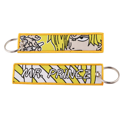 One piece key strap