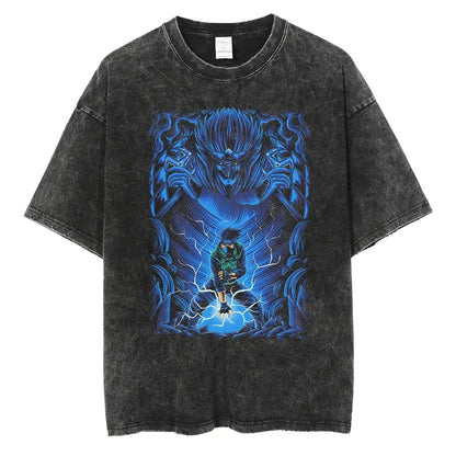Vintage Anime Print T-Shirt
