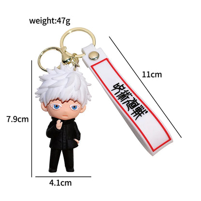 Anime-Inspired Keychain - Sorcerer & Warrior