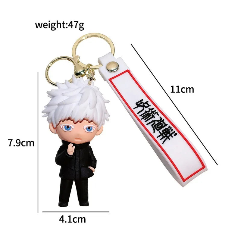 Anime-Inspired Keychain - Sorcerer & Warrior