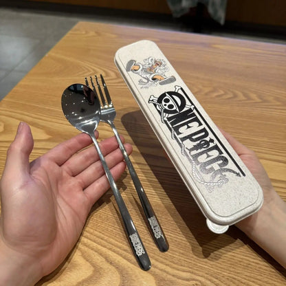 One Piece Stainless Steel Tableware Set