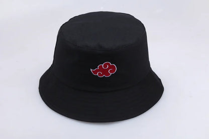 Red Cloud Print Bucket Hat