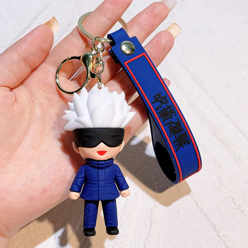 Anime-Inspired Keychain - Sorcerer & Warrior