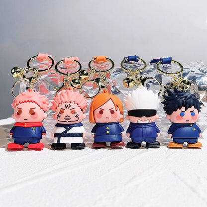 Anime-Inspired Keychain - Sorcerer & Warrior