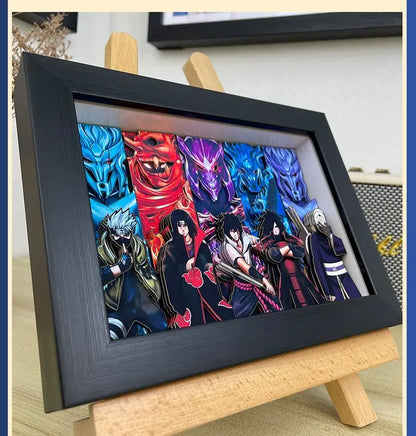 3D Anime Ninja Art Painting