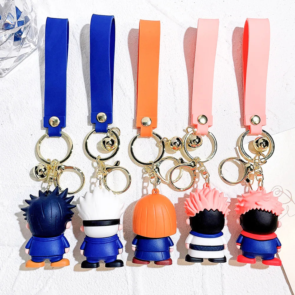 Anime-Inspired Keychain - Sorcerer & Warrior