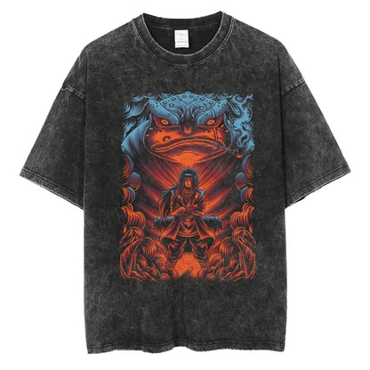 Vintage Anime Print T-Shirt