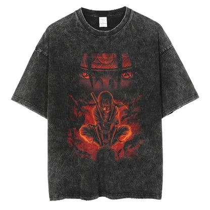 Vintage Anime Print T-Shirt