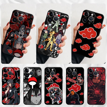 Crimson Oculus Glass Phone Case
