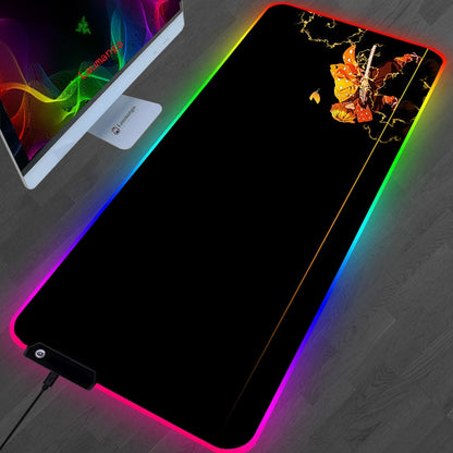 Demon Slayer led mouse pad