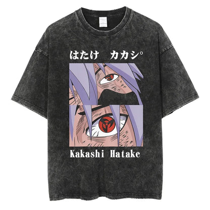 Vintage Anime Print T-Shirt