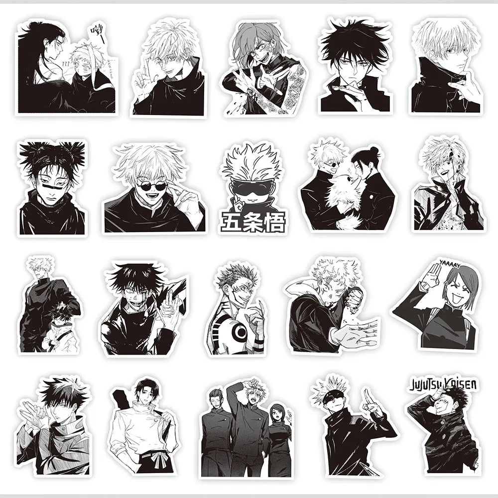 Yin Yang Anime Sticker Pack