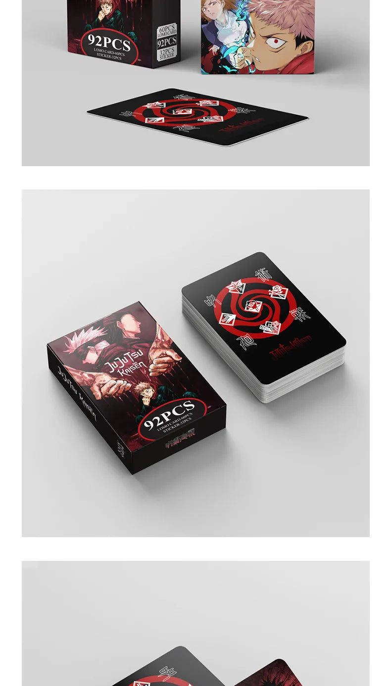 92 Pcs/Set Jujutsu Kaisen Sticker Card Collection