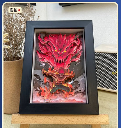 3D Anime Ninja Art Painting
