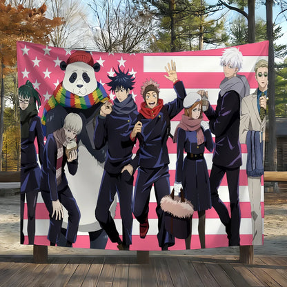 Jujutsu Kaisen Flag Banner