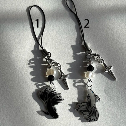 Handmade Fish-Themed Phone Charm