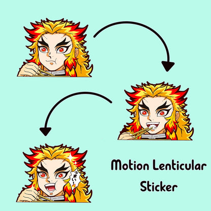 Demon slayer motion stickers