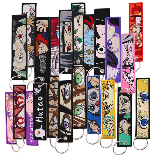 One piece key strap