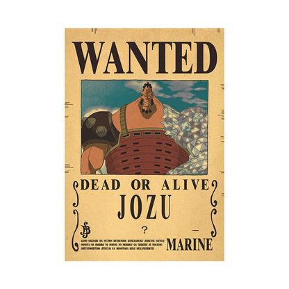 One Piece Luffy Wanted  Poster