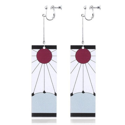 Demon Slayer Kimetsu No Yaiba Earrings