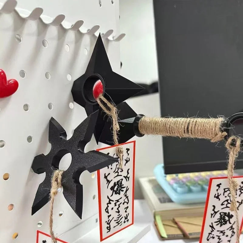 Naruto-Inspired Kunai & Shuriken Fridge Magnets