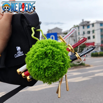 One Piece Zoro Three Sword Style Keychain