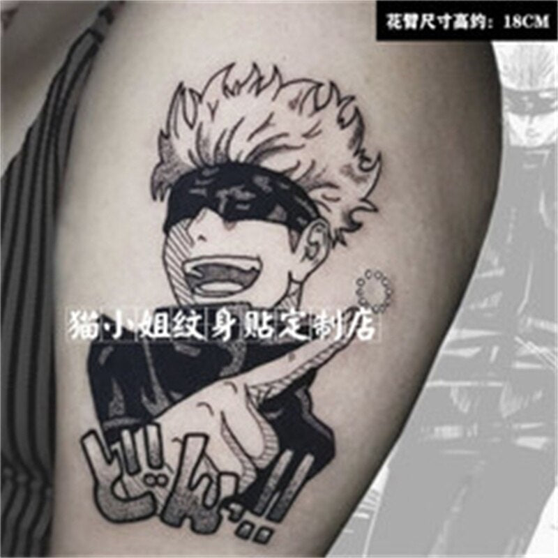 Anime Cursed Seal Temporary Tattoos