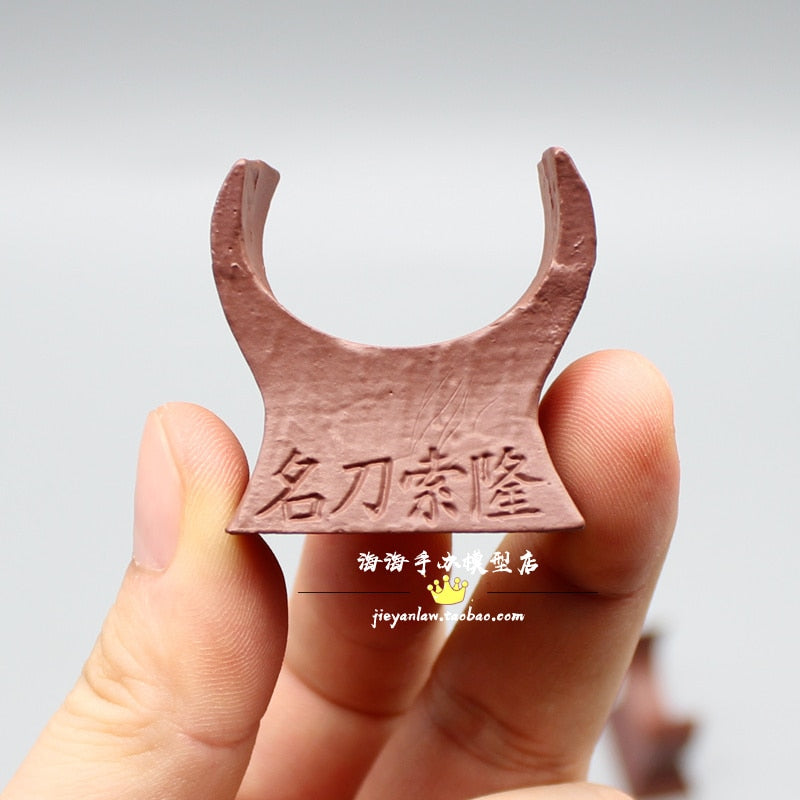 Battle-Scarred Swordsman Keychain