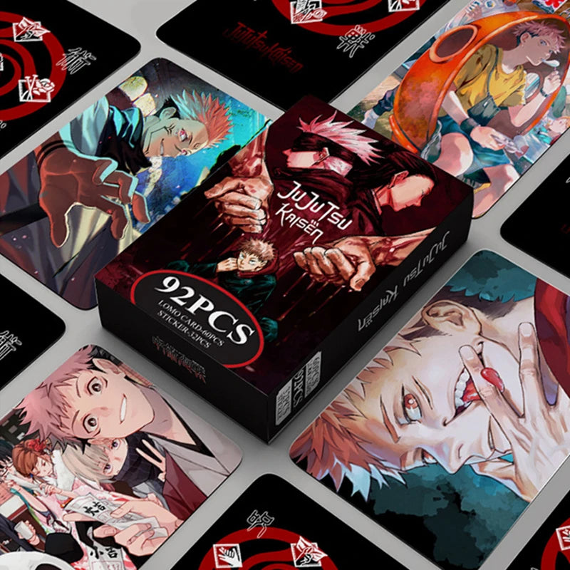 92 Pcs/Set Jujutsu Kaisen Sticker Card Collection