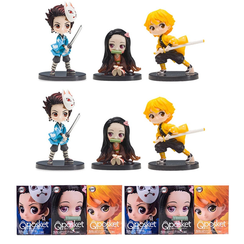 Demon slayer figures 6pcs
