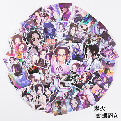 Jujutsu Kaisen and Demon Slayer Stickers 60pack