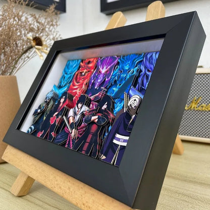 3D Anime Ninja Art Painting