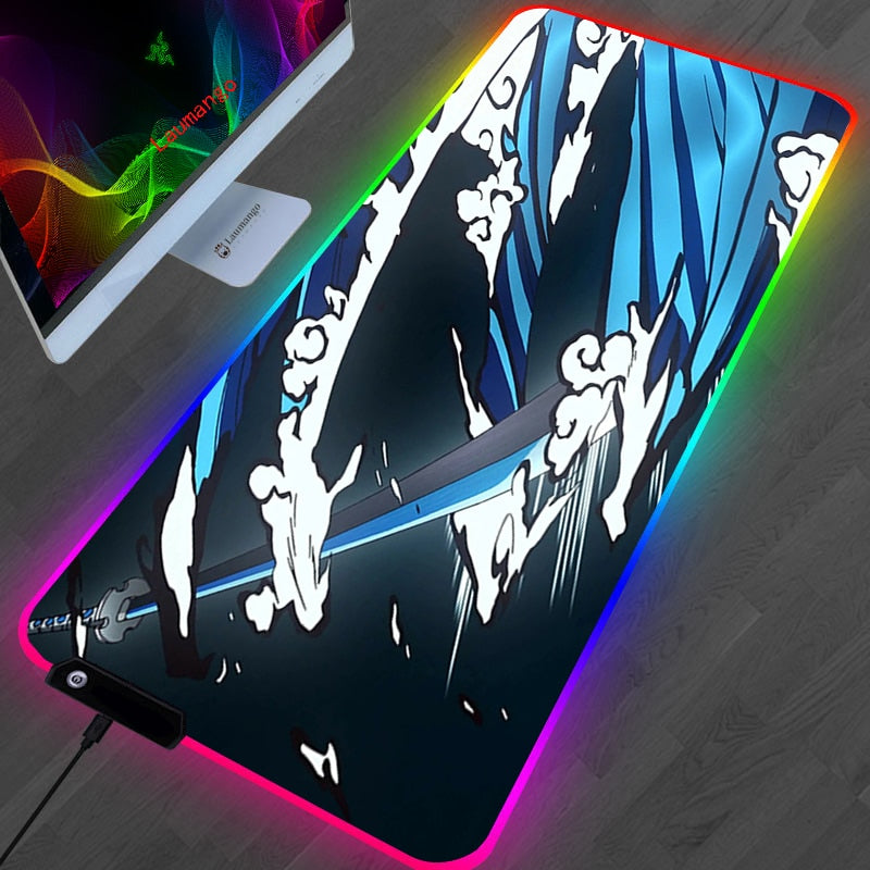 Demon Slayer led mouse pad