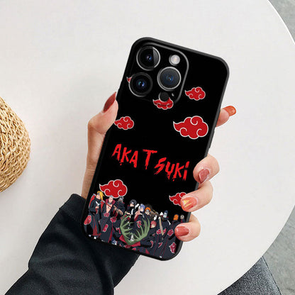 Crimson Oculus Glass Phone Case