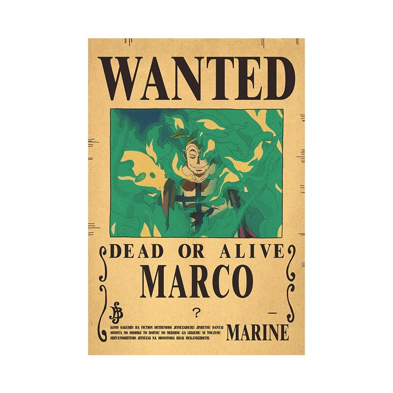 One Piece Luffy Wanted  Poster
