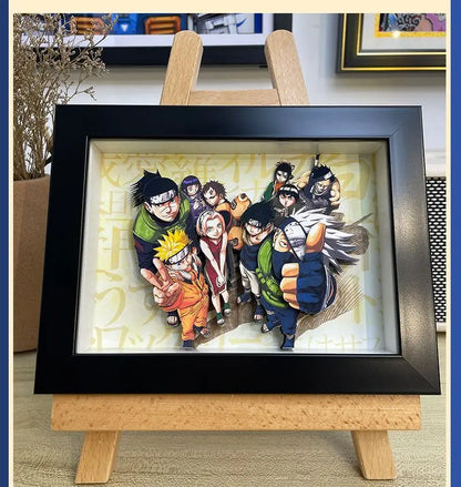 3D Anime Ninja Art Painting
