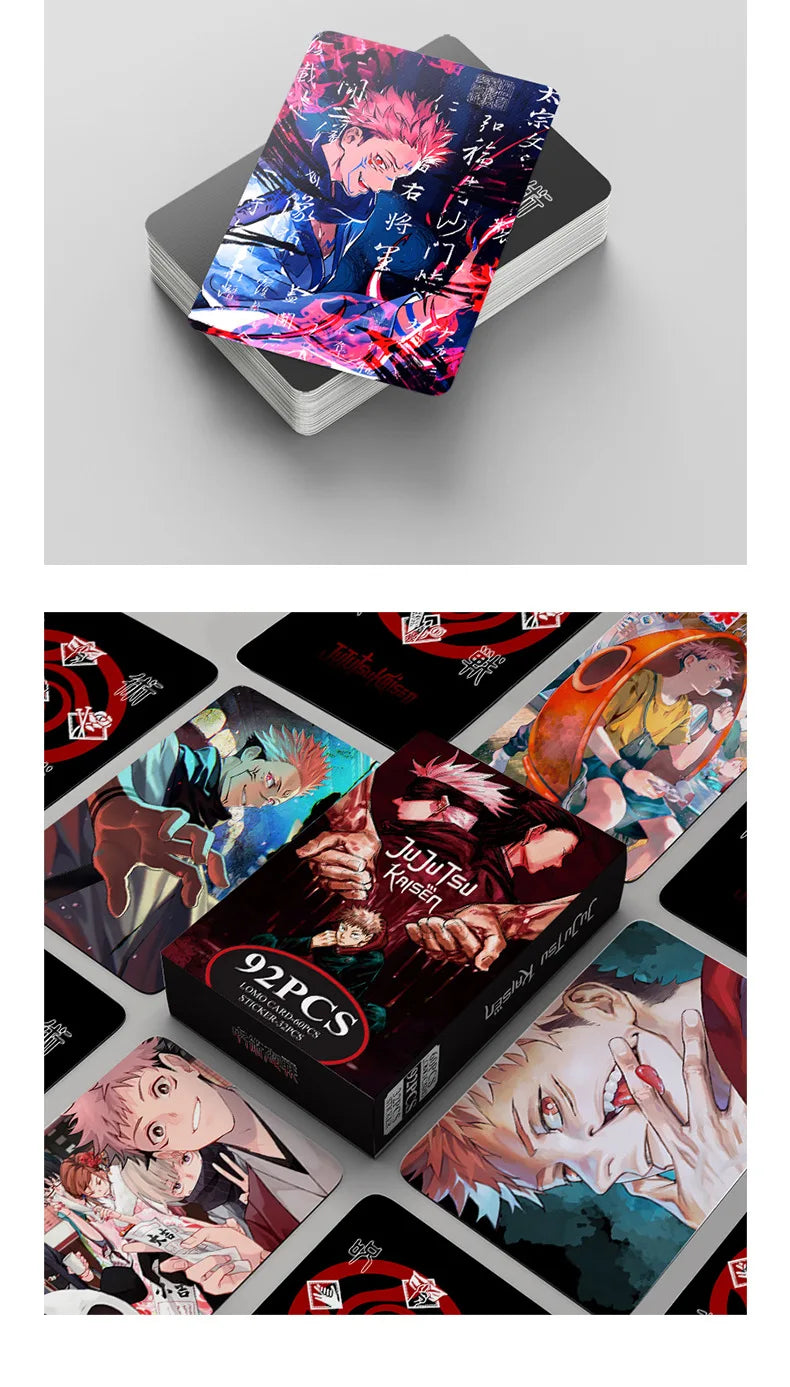 92 Pcs/Set Jujutsu Kaisen Sticker Card Collection