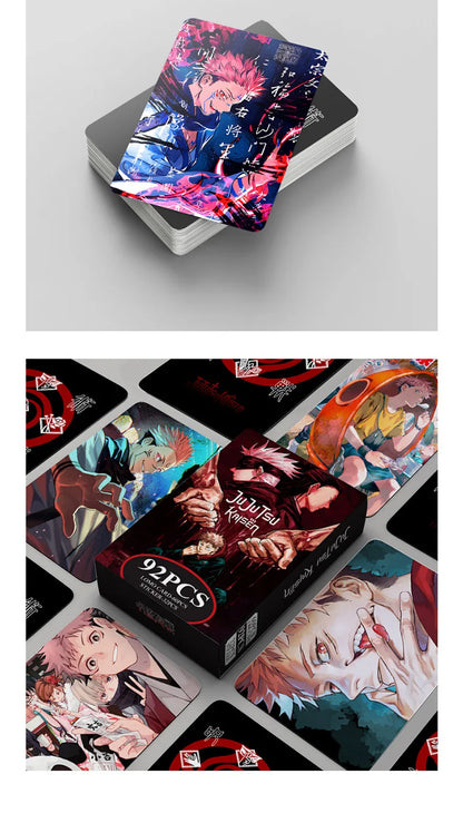 92 Pcs/Set Jujutsu Kaisen Sticker Card Collection